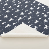 Unicorn Midnight Blue Sky Muster Sherpadecke (3/4)