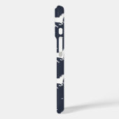 Unicorn Midnight Sky Muster Monogram Case-Mate iPhone Hülle (Rückseite / Links)