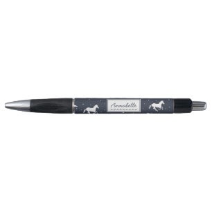 Unicorn Midnight Sky Muster Personalisiert Kugelschreiber