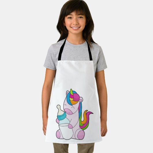 Unicorn Milchflasche Schürze (Insitu)