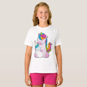 Unicorn Milchflasche T-Shirt (Vorne ganz)