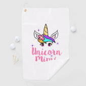 Unicorn Mimi Tshirt Golfhandtuch (Insitu)