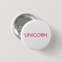 "Unicorn", minimalistisch, heiß rosa Fuchsienweiß