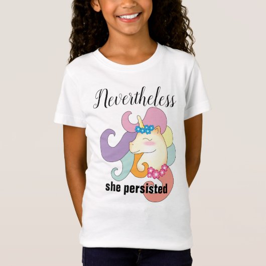 Unicorn mit Angebot T-Shirt (Vorderseite)