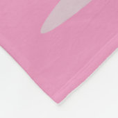 Unicorn mit Donut Fleecedecke (Ecke)