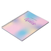 Unicorn Mix-Muster-Imitate Lila Glitzer Hinweise Notizblock (Linke Seite)