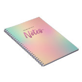 Unicorn Mix Pattern Falsch Pink Glitter Anmerkunge Notizblock (Rechte Seite)