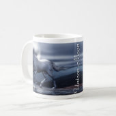 Unicorn-Mond-Tasse Kaffeetasse (Vorderseite Links)
