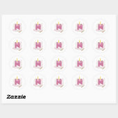 Unicorn Monogram N Custom Stickers (Blatt)