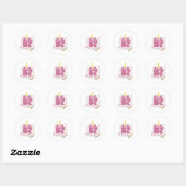 Unicorn Monogram R Custom Stickers (Blatt)