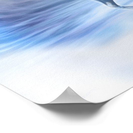 UNICORN MOON FLUG POSTER (Ecke)