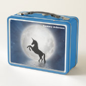 Unicorn Moon Metall Brotdose (Rückseite)