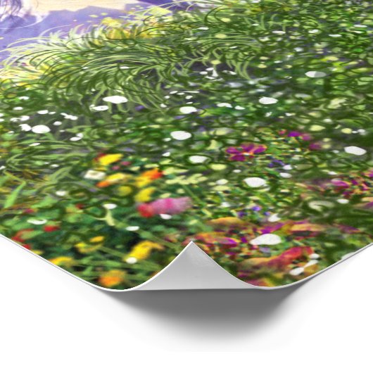 Unicorn Moon Poster (Ecke)