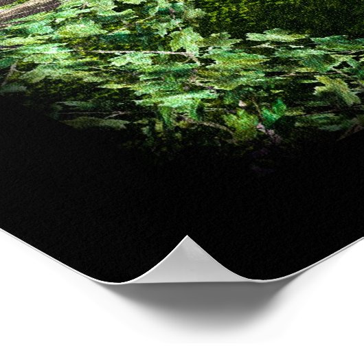 Unicorn Moon Poster (Ecke)