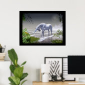 Unicorn Moon Poster (Heimbüro)