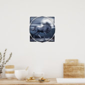 Unicorn Moon Poster (Küche)