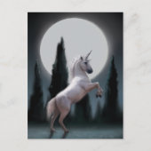 Unicorn Moon Postkarte (Vorderseite)