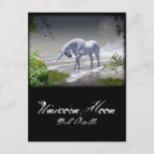 Unicorn Moon Postkarte (Vorderseite)