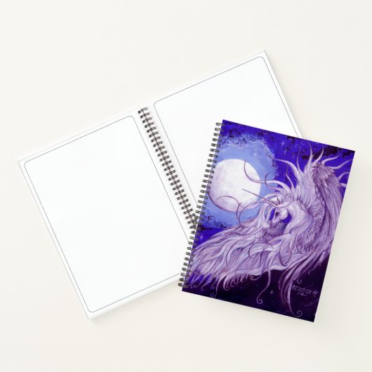 Unicorn Moon Sketchbook Notizblock (Innenseite)