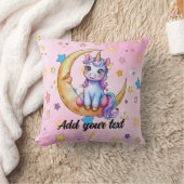 Unicorn Moon Throw Kissen (Decke)