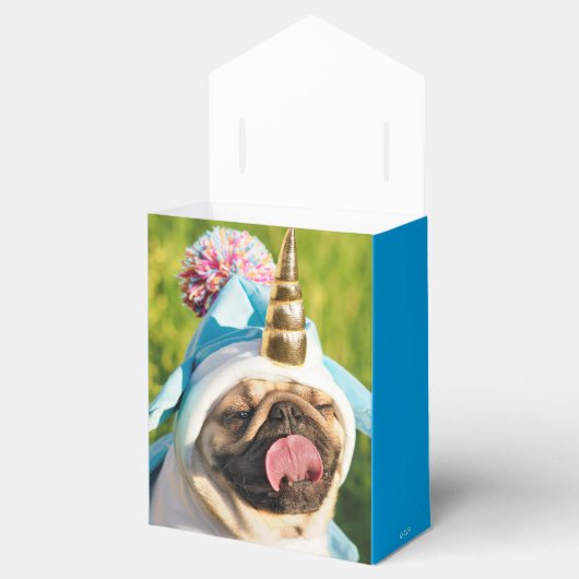 Unicorn-Mops Geschenkschachtel (Geöffnet)