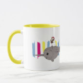 Unicorn-Mops Narwhal Tasse (Links)