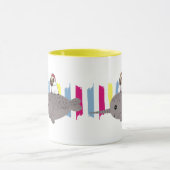 Unicorn-Mops Narwhal Tasse (Zentrum)