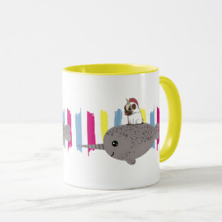 Unicorn-Mops Narwhal Tasse