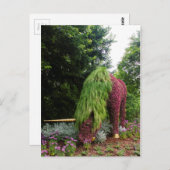 Unicorn Mosaiculture Postkarte (Vorne/Hinten)