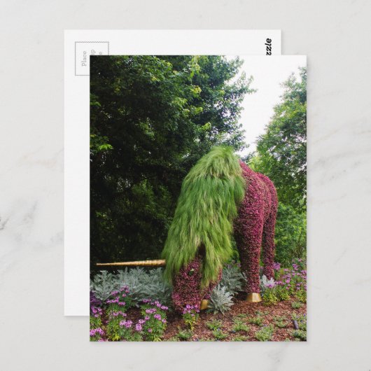 Unicorn Mosaiculture Postkarte (Vorne/Hinten)