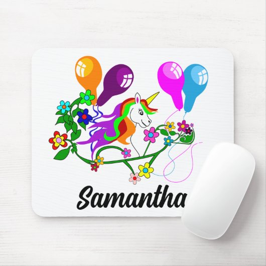 UNICORN Mousepad hübsche Einhörner für Mädchen (Mit Mouse)