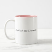 Unicorn Mug Zweifarbige Tasse (Links)