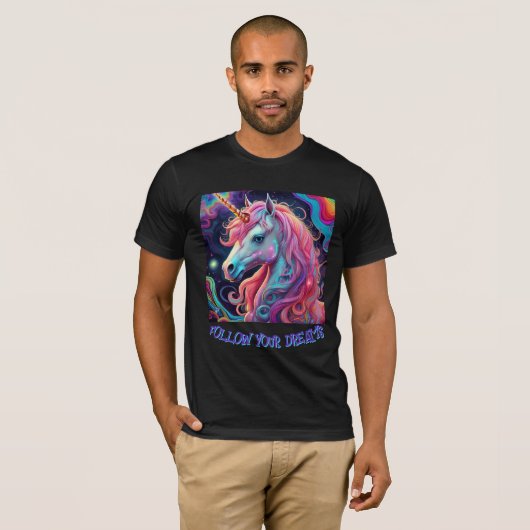 " UNICORN MULTICOLOR T - SHIRT " (Vorne ganz)