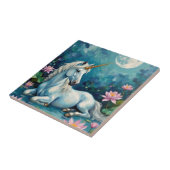 Unicorn Mystic Garden Fliese (Seite)