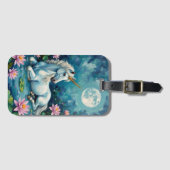 Unicorn Mystic Garden Gepäckanhänger (Vorderseite (Horizontal))