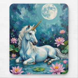 Unicorn Mystic Garden Mousepad