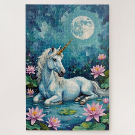 Unicorn Mystic Garden Puzzle (Vertikal)
