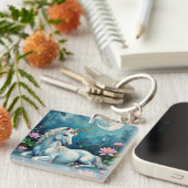 Unicorn Mystic Garden Schlüsselanhänger (Vorderseite rechts)