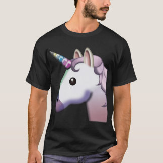 Unicorn Mythische Kreatur Märchen Emoji Pferd F T-Shirt