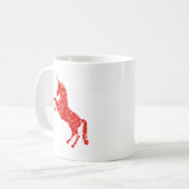 Unicorn Mythische Kreaturenmärchen Kaffeetasse (Vorderseite Links)