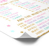 Unicorn Name Game Poster (Ecke)