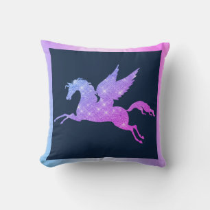 UNICORN NAVY PINK DOPPELTE Kissen Kissen Kissen Ki