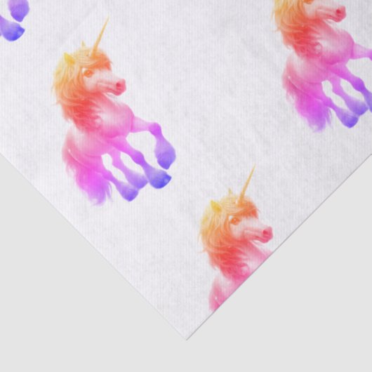 Unicorn Neon Seidenpapier (Detail)
