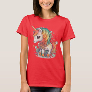 UNICORN NIEDLICH Art LADIES T - Shirt
