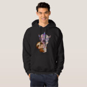 Unicorn Niedlich Brown Sloth Rainbow Animal Llama Hoodie (Vorne ganz)