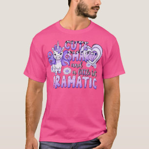 Unicorn Niedlich Smart und ein wenig dramatisch T-Shirt