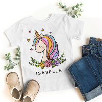 Unicorn Niedlich Whimsical Girly Personalisiert Na