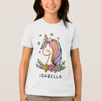 Unicorn Niedlich Whimsical Girly Personalisiert Na