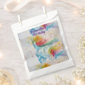 Unicorn Niedliches Regenbogentier Tiersack Gastges Geschenktütchen (Ausgeschnitten)