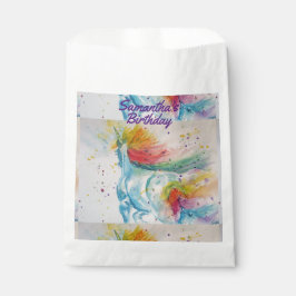 Unicorn Niedliches Regenbogentier Tiersack Gastges Geschenktütchen